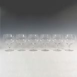 6pc Baccarat Wine Glasses