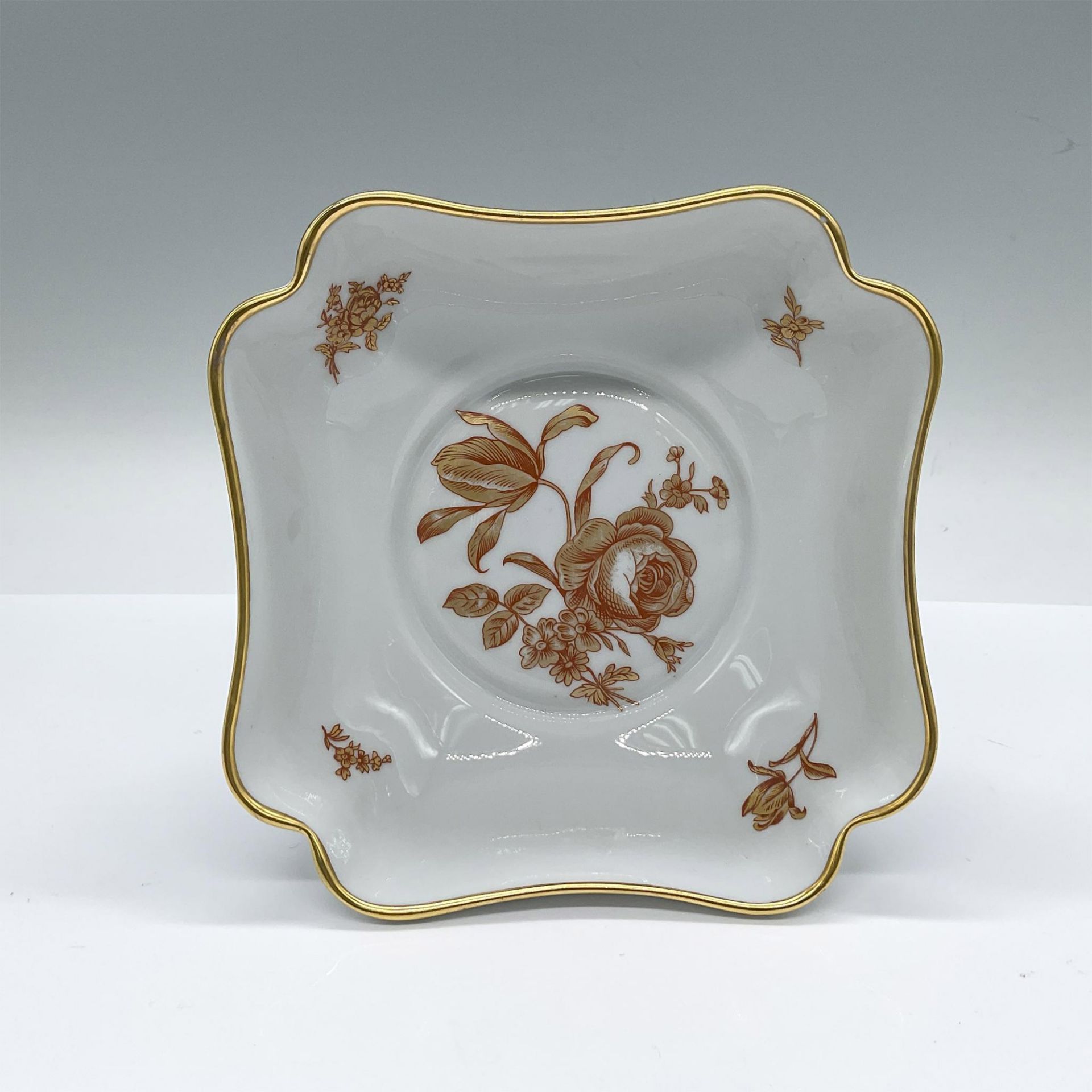 Limoges Porcelain Gilt Floral Candy Dish - Image 3 of 4