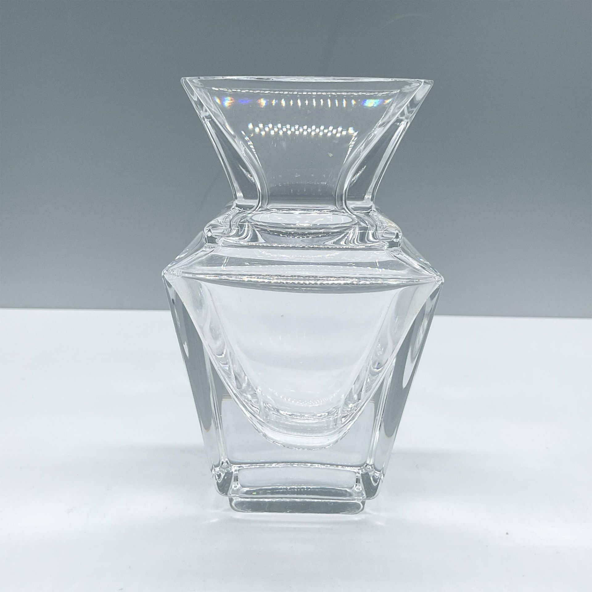 Sevres France Crystal Vase, Square