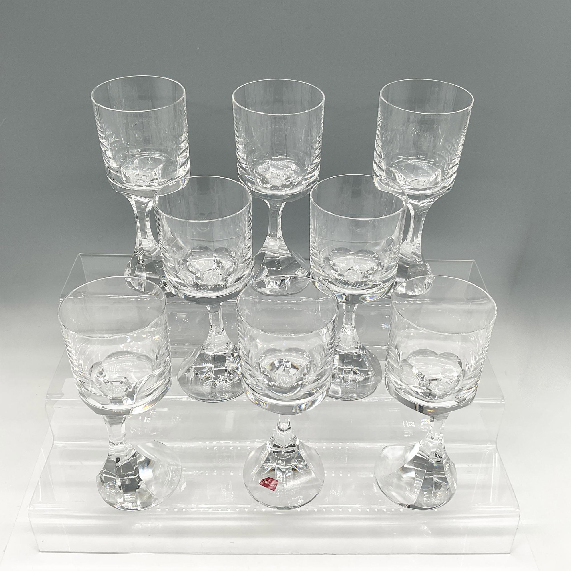 8pc Baccarat Crystal Water Goblet, Narcisse - Image 2 of 4