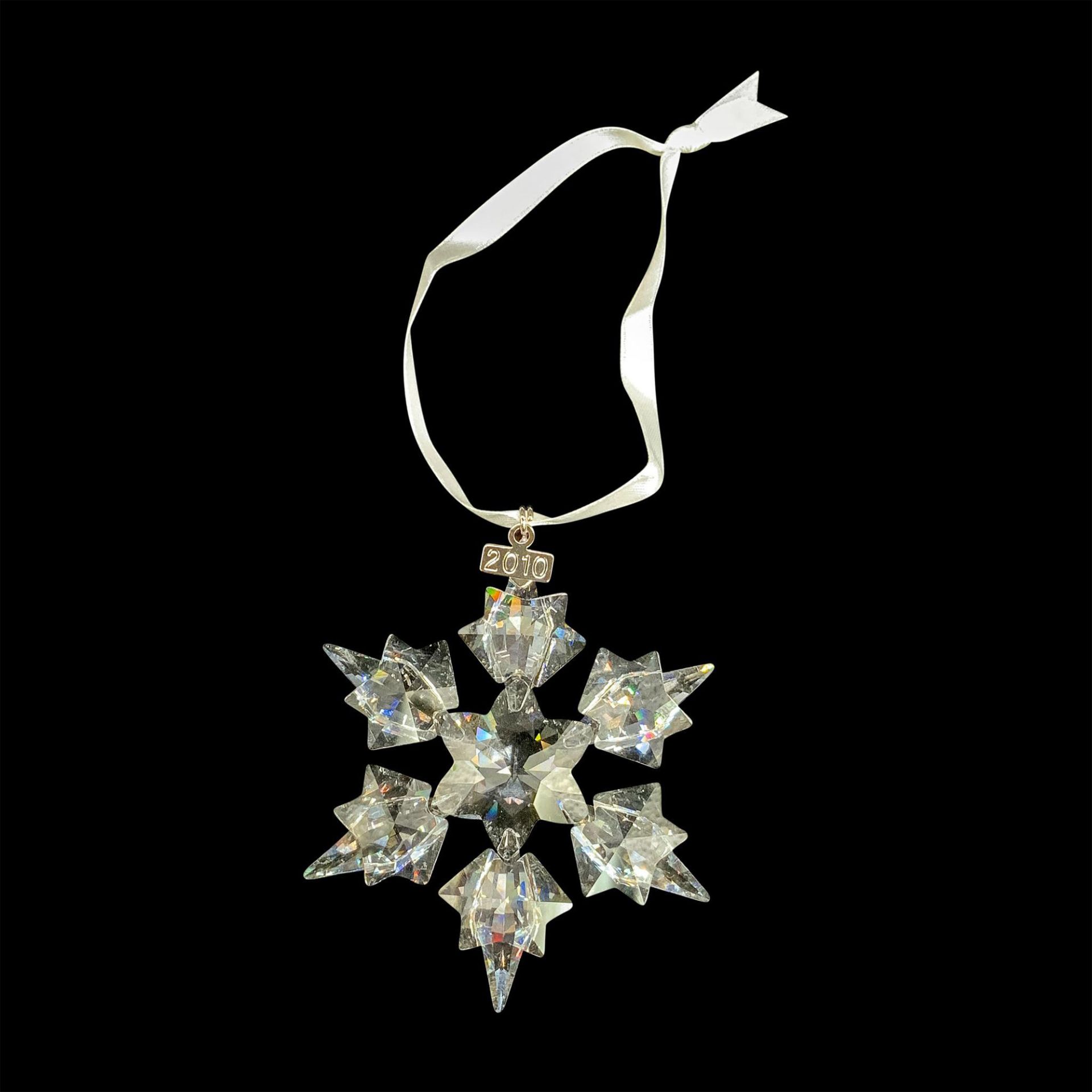 Swarovski Crystal 2010 Annual Snowflake Christmas Ornament - Image 2 of 3