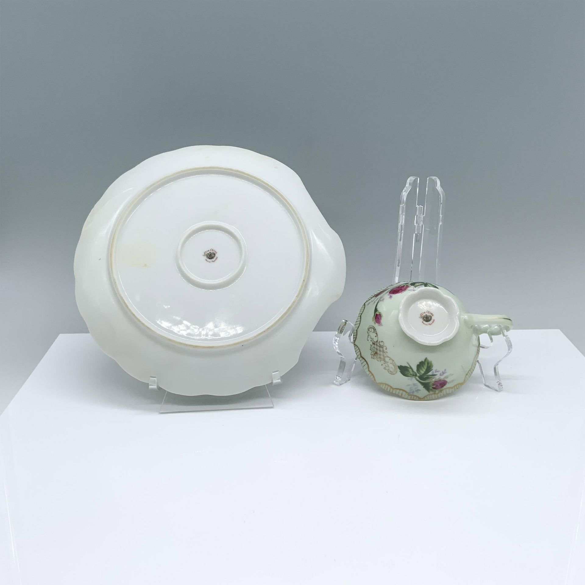 2pc Lefton China Teacup and Luncheon Set - Image 3 of 3