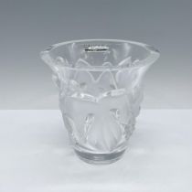 Lalique French Crystal Saumur Grapes and Leaves Vase