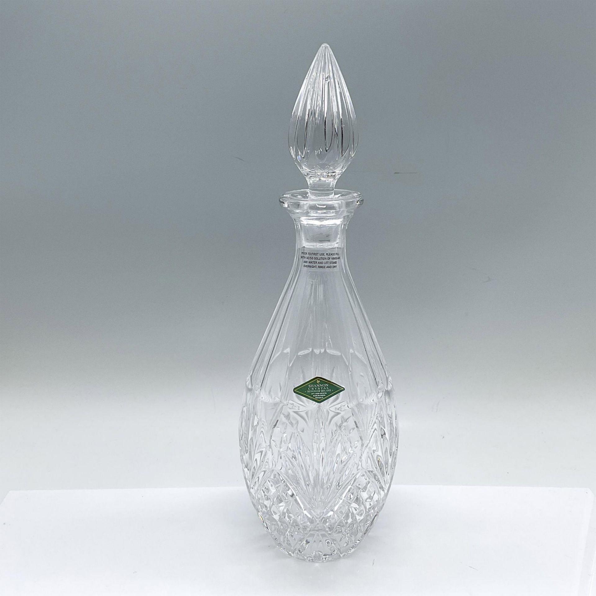 Shannon Crystal Cordial Decanter with Stopper, Dublin