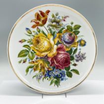 Vintage Italian Limoges Porcelain Floral Bowl