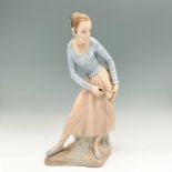 Zaphir Porcelain Figurine, Young Woman with Butterfly