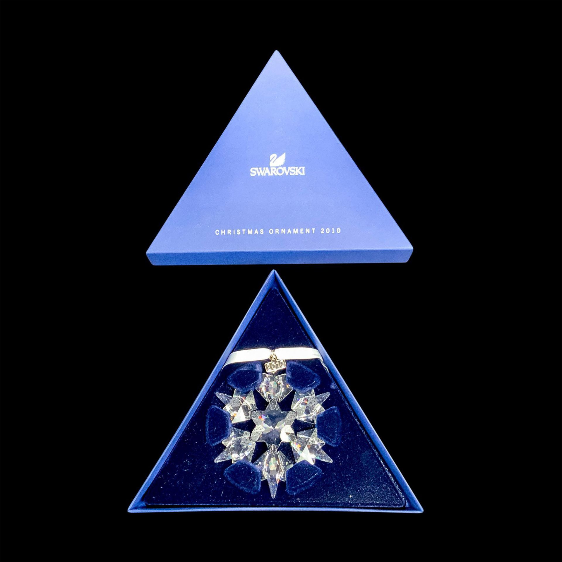 Swarovski Crystal 2010 Annual Snowflake Christmas Ornament - Bild 3 aus 3