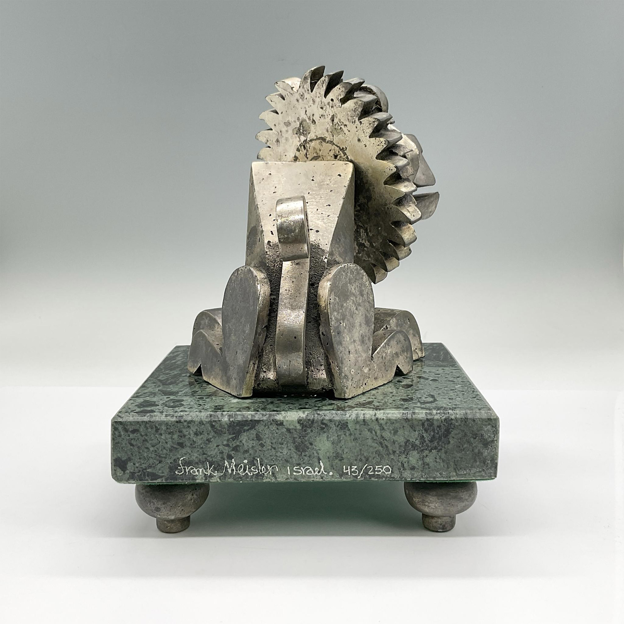 Frank Meisler (Israeli, 1925-2018) Bronze Sculpture, Lion - Image 3 of 4