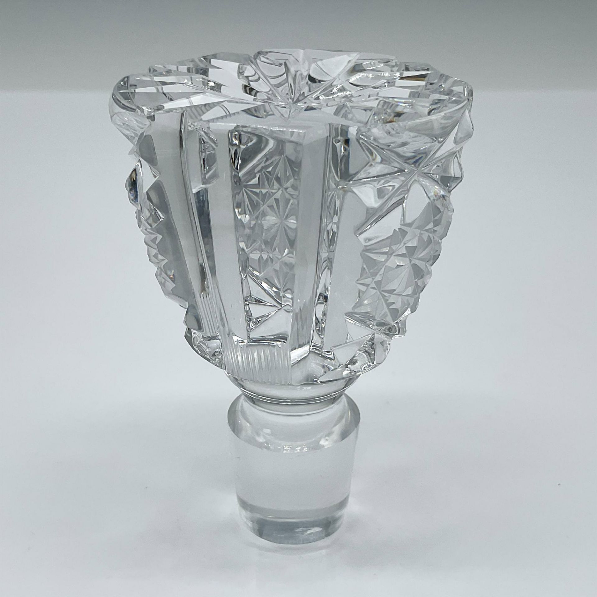 Cut Crystal Decanter and Stopper - Bild 4 aus 4