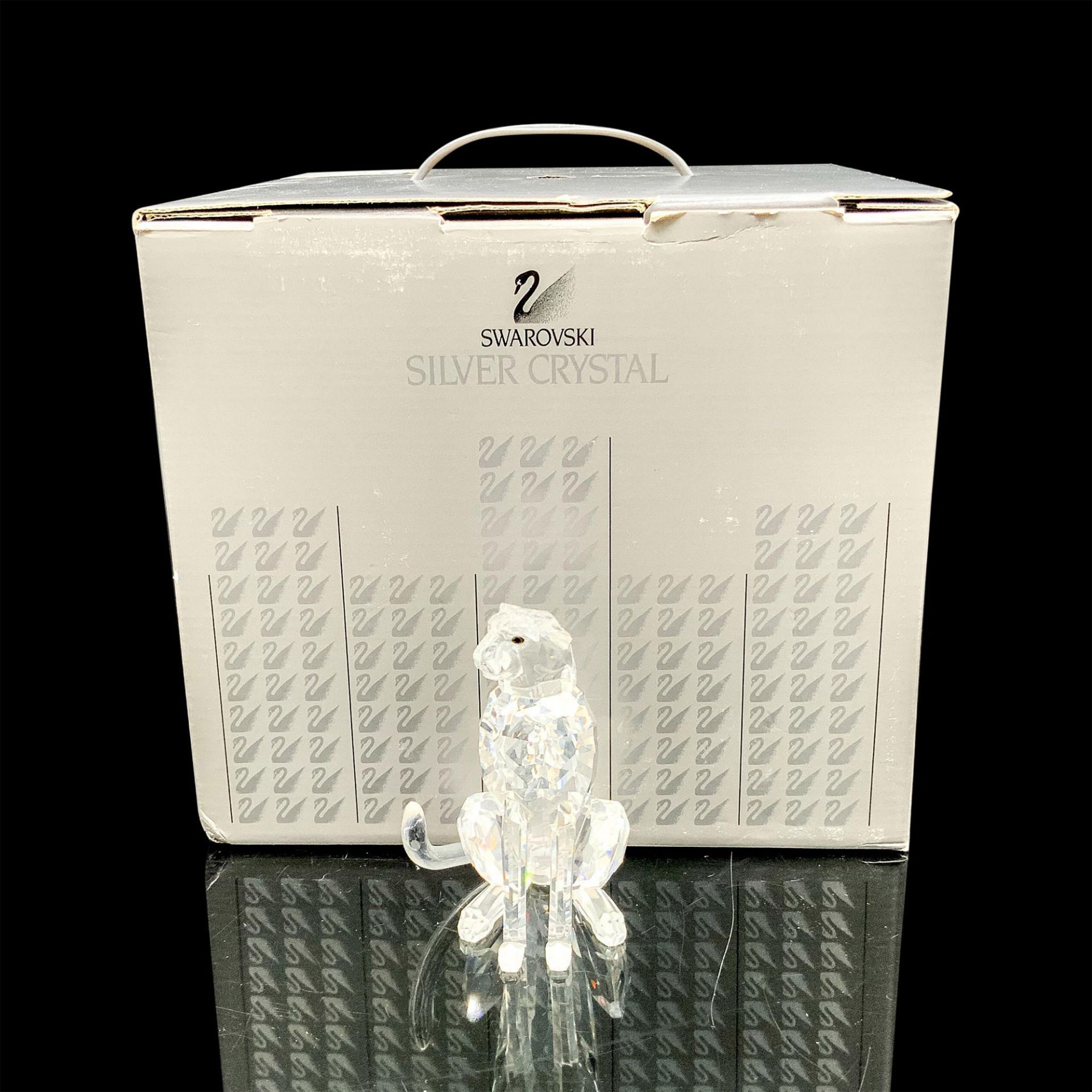 Swarovski Silver Crystal Figurine, Cheetah 183225 - Image 4 of 4