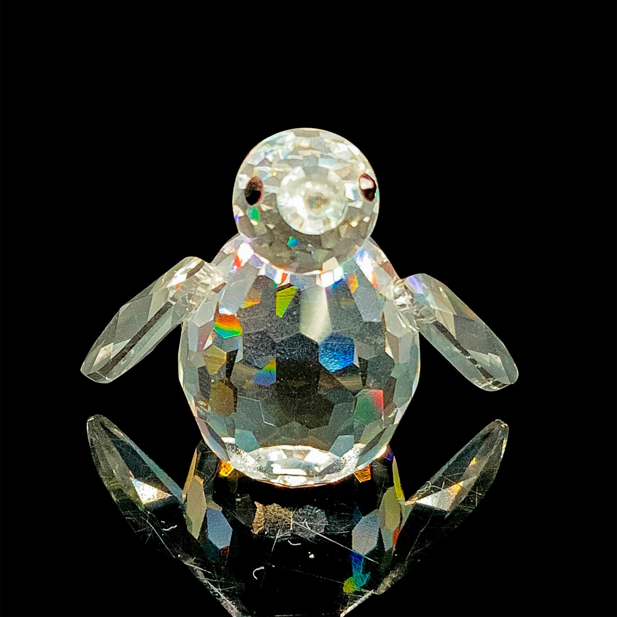 Swarovski Silver Crystal Figurine, Mini Penguin