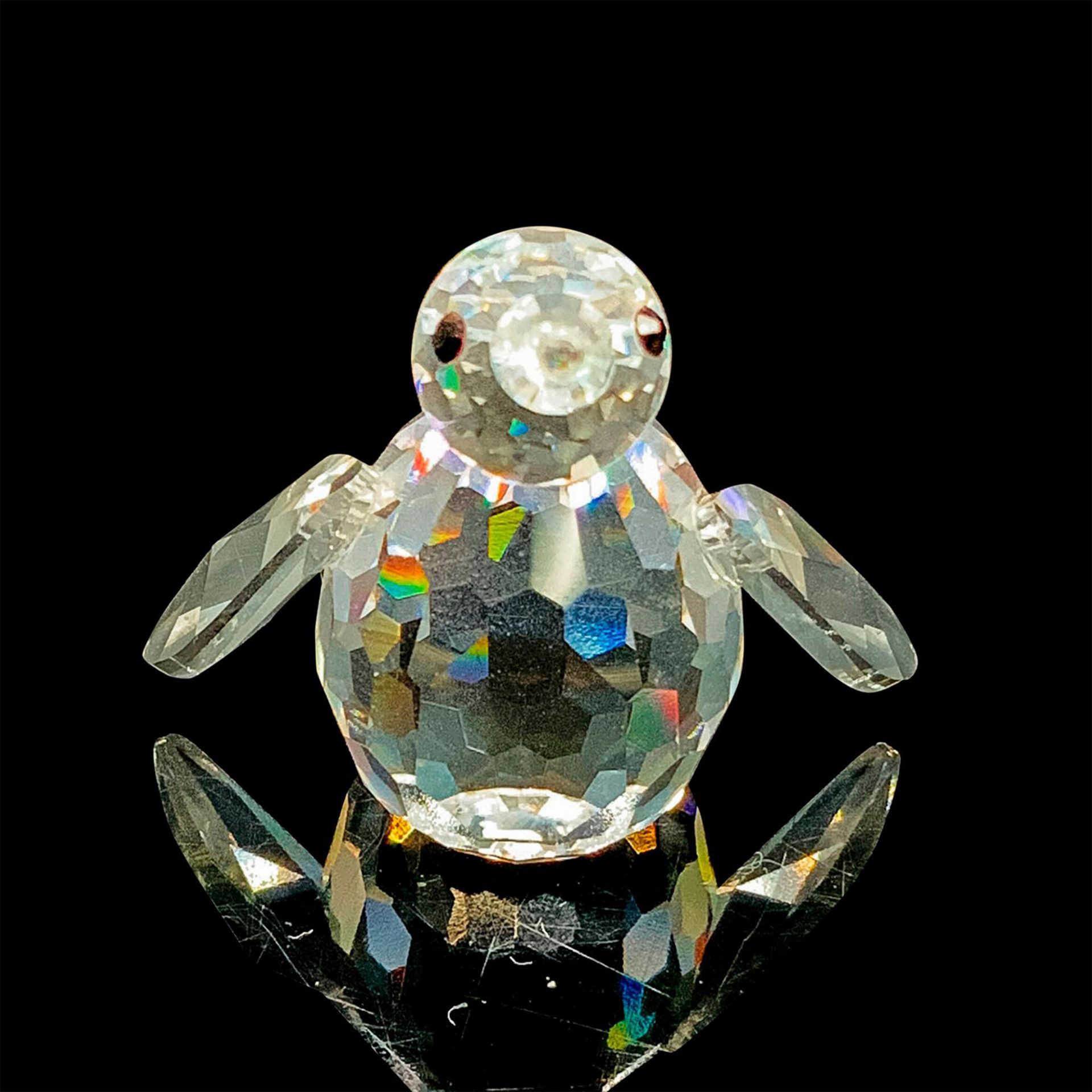 Swarovski Silver Crystal Figurine, Mini Penguin