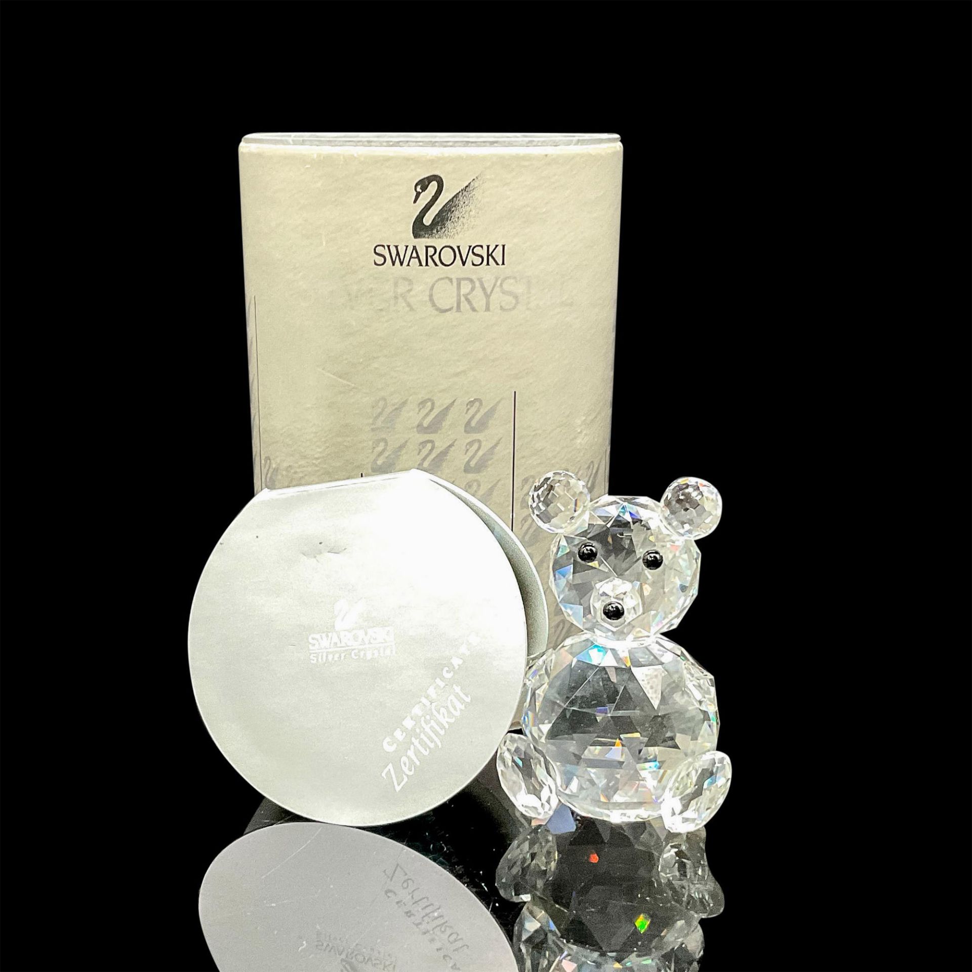 Swarovski Silver Crystal Figurine, Bear Large - Image 4 of 4
