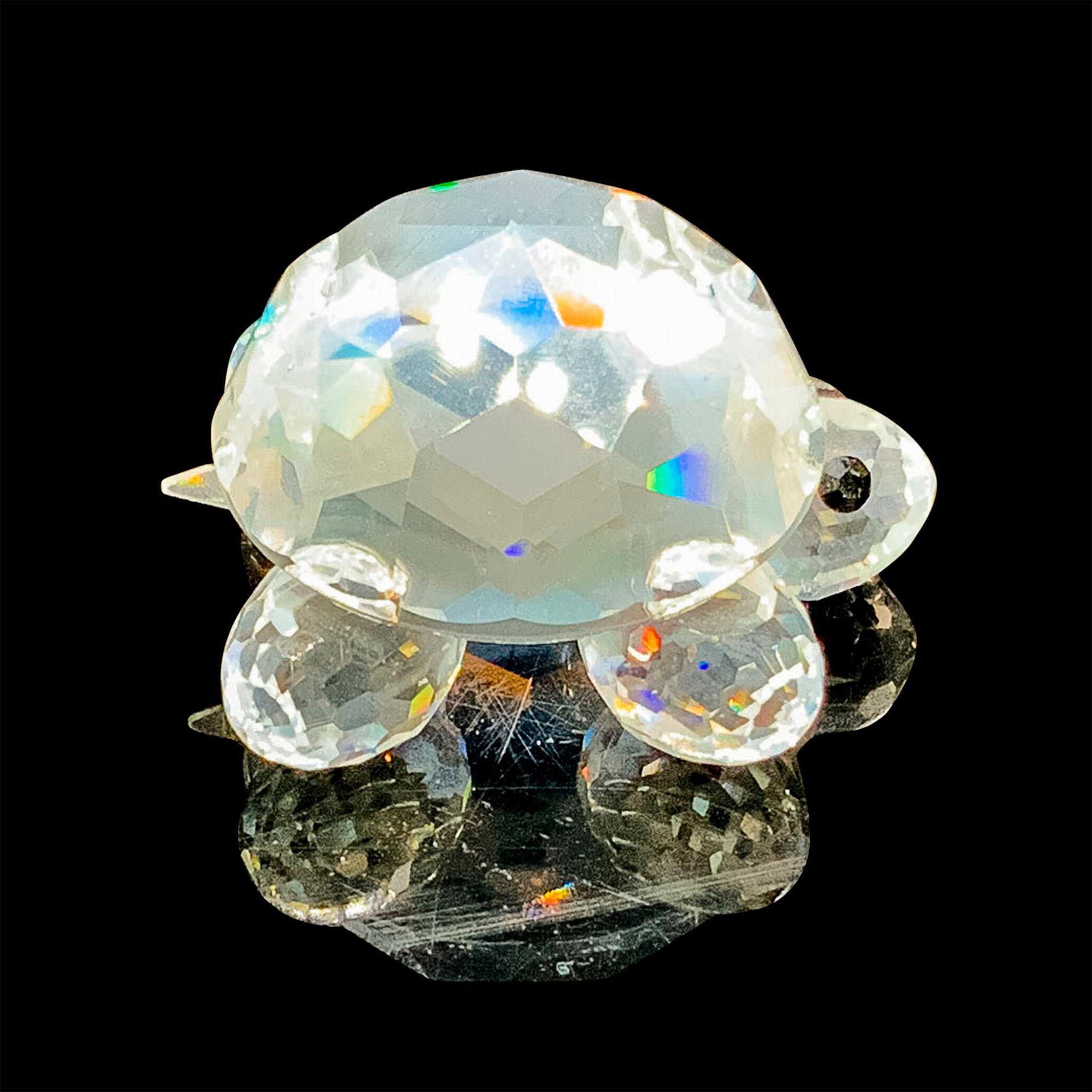 Swarovski Silver Crystal Figurine, SCS Turtle/Tortoise - Image 3 of 4