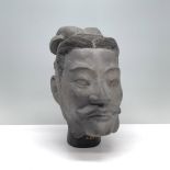Terracotta Warrior Pottery Bust