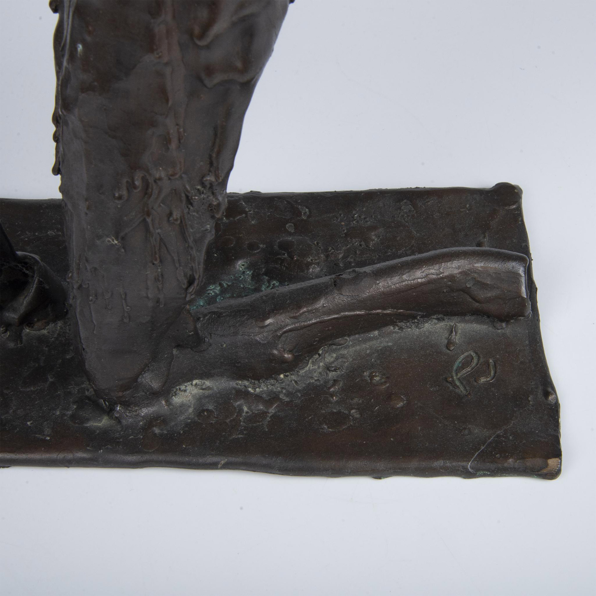 Bronze Sculpture, Lady on Bent Knee - Image 6 of 6