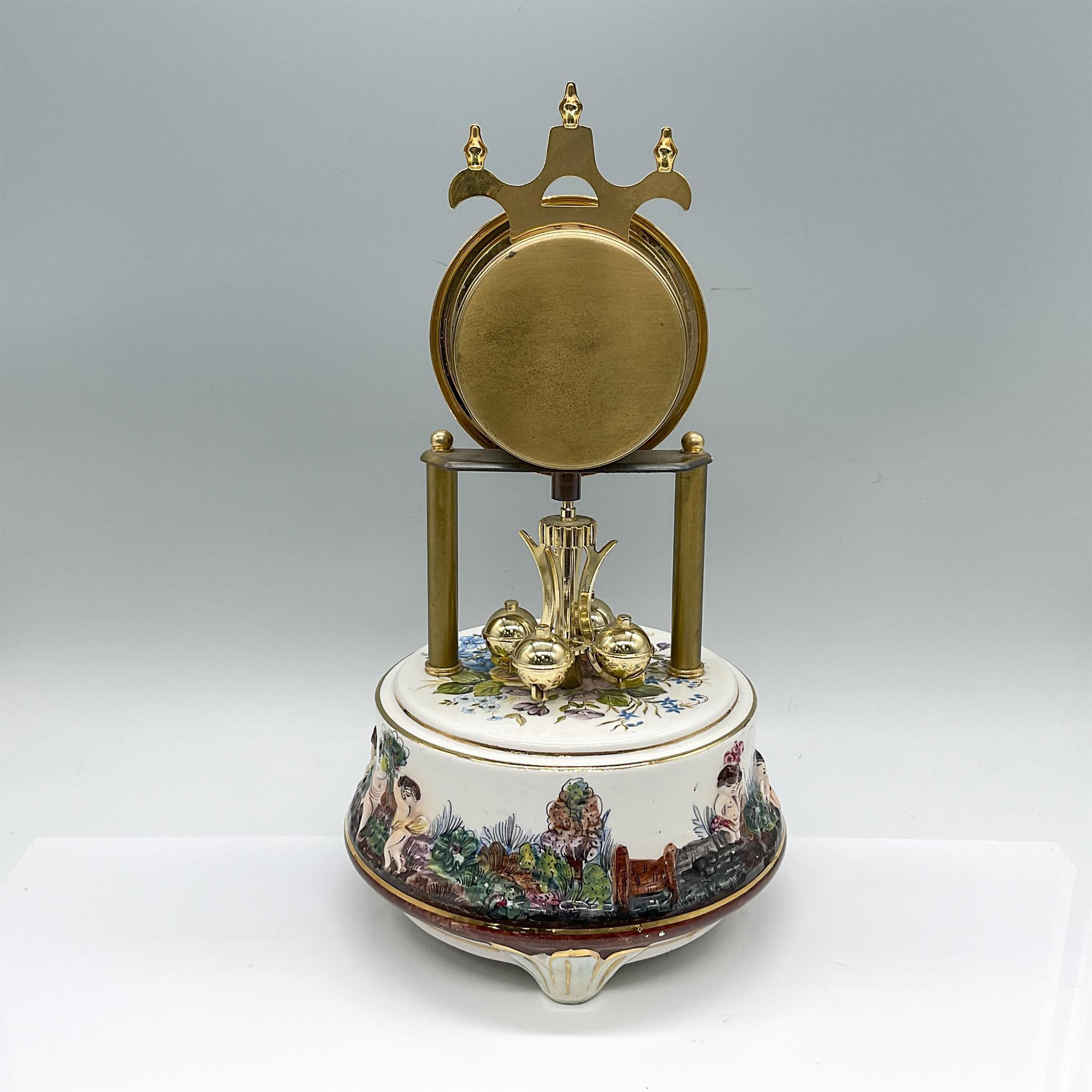 Vintage R Capodimonte Anniversary Table Clock - Image 3 of 7