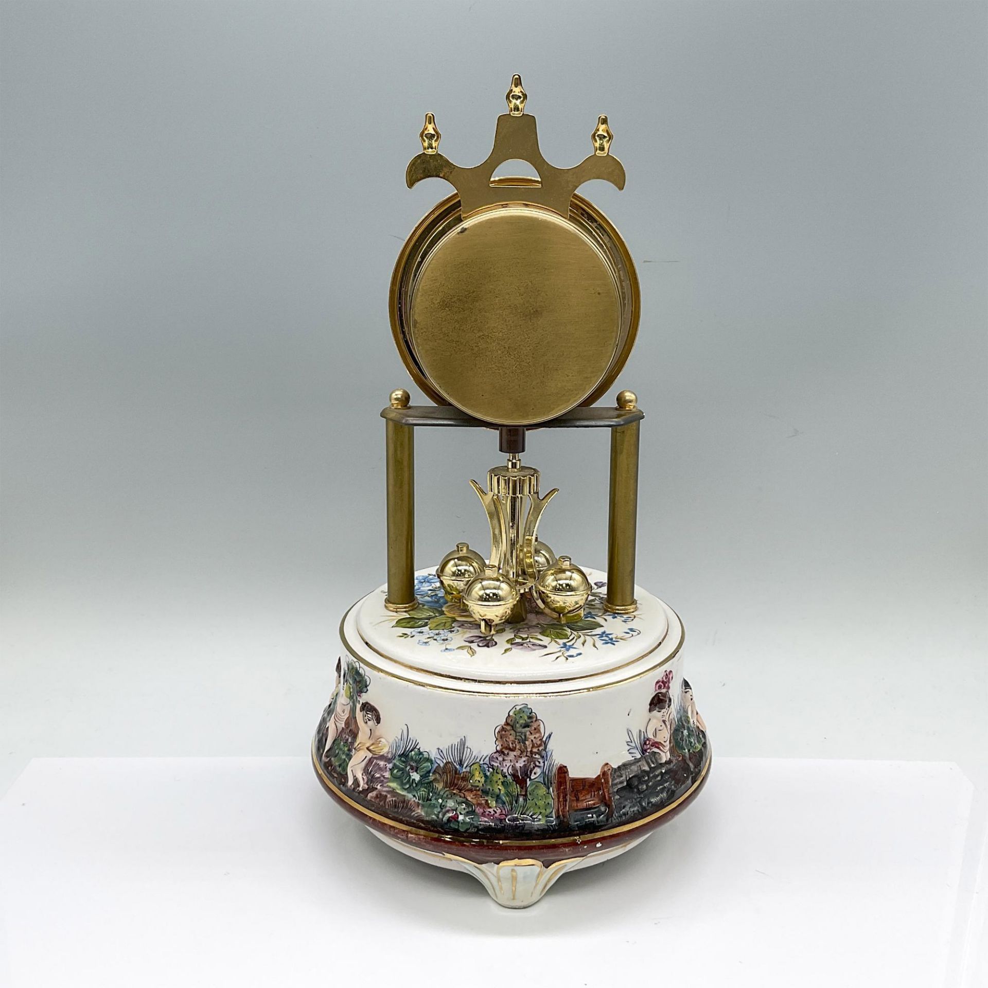 Vintage R Capodimonte Anniversary Table Clock - Image 3 of 7