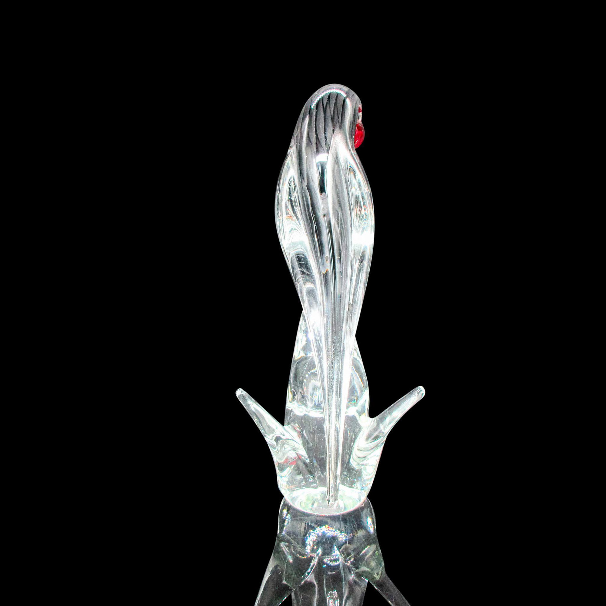 Murano Glass Bird Sculpture - Image 2 of 4