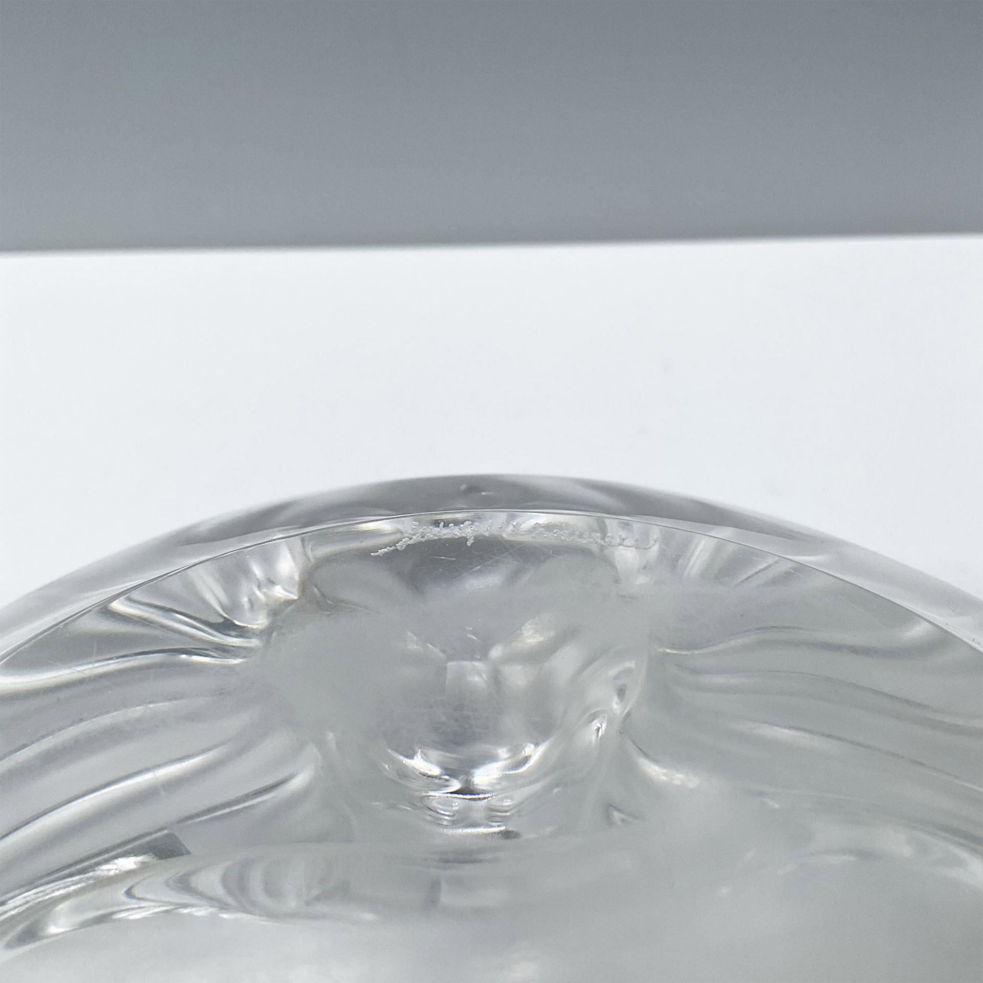 Lalique Crystal Ashtray, Tete De Lion - Image 4 of 4