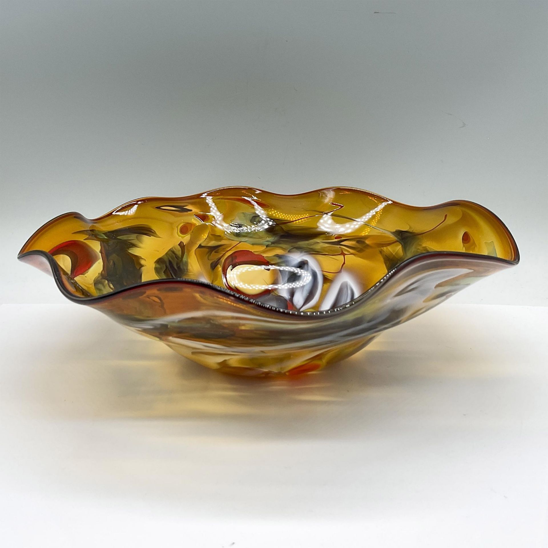 Steve Palmer Star Glass Works Design Bowl, Signed