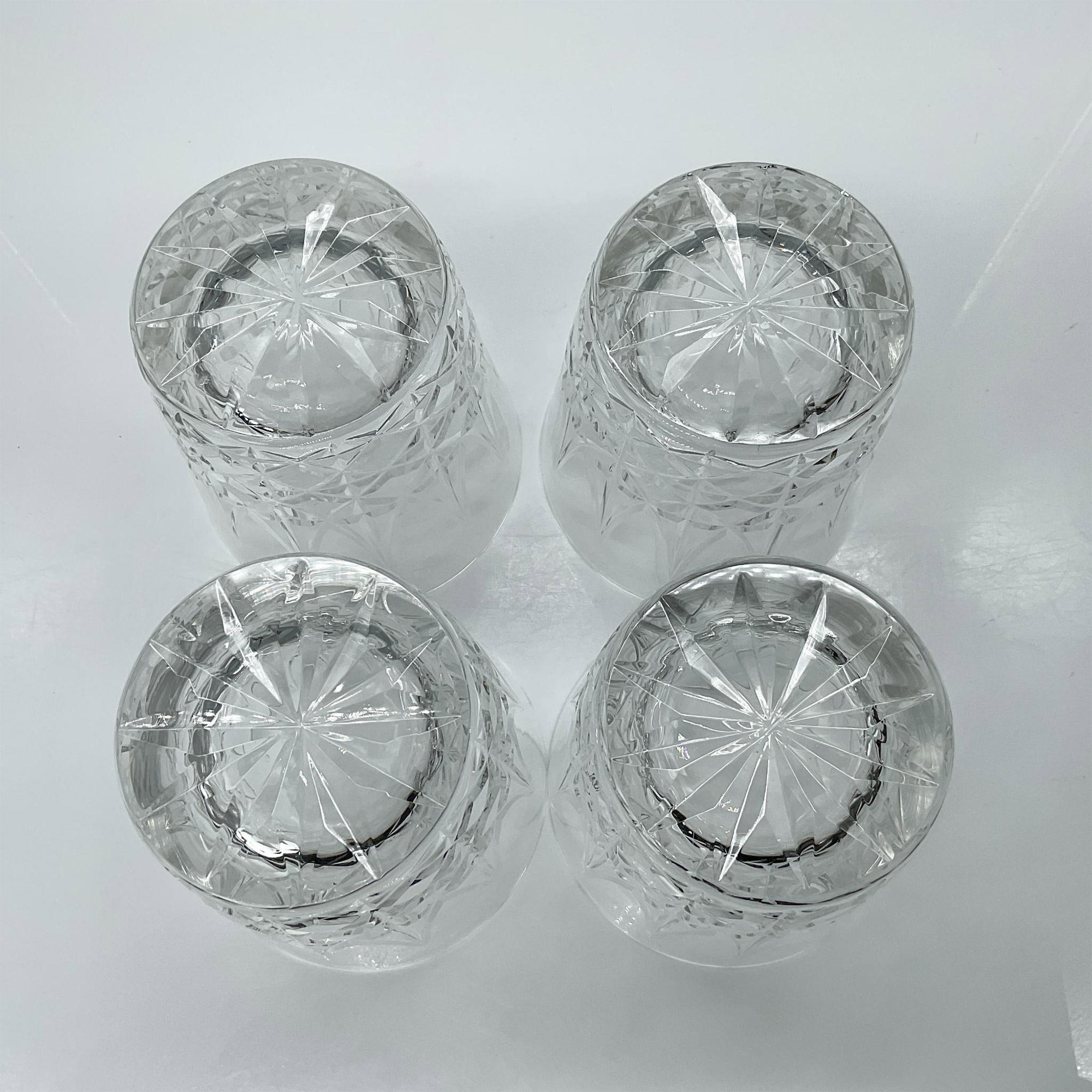 4pc Baccarat Crystal Rocks Glasses - Image 3 of 5