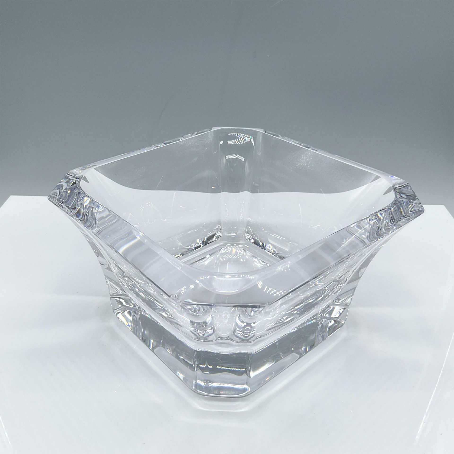 Orrefors Crystal Bowl, Square - Image 3 of 5