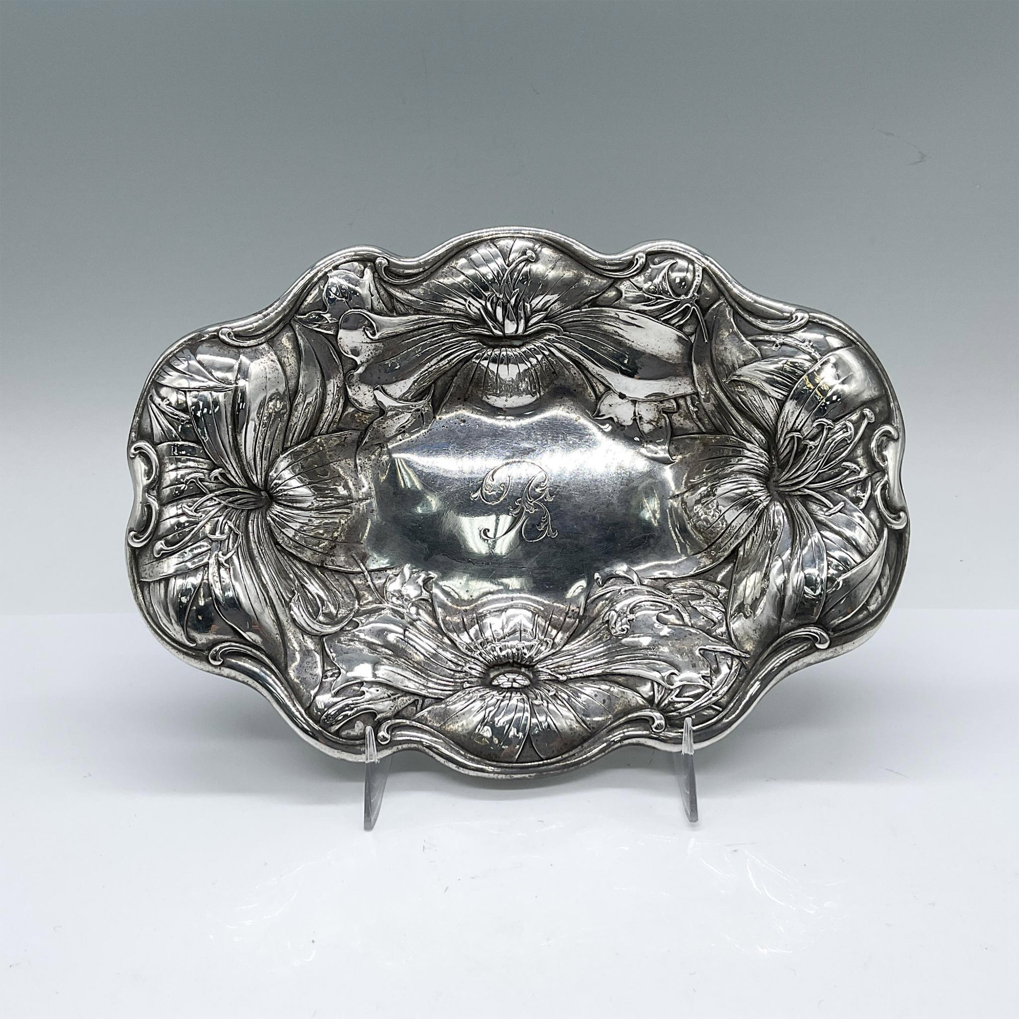 Gorham Sterling Silver Floral Bowl - Image 2 of 4