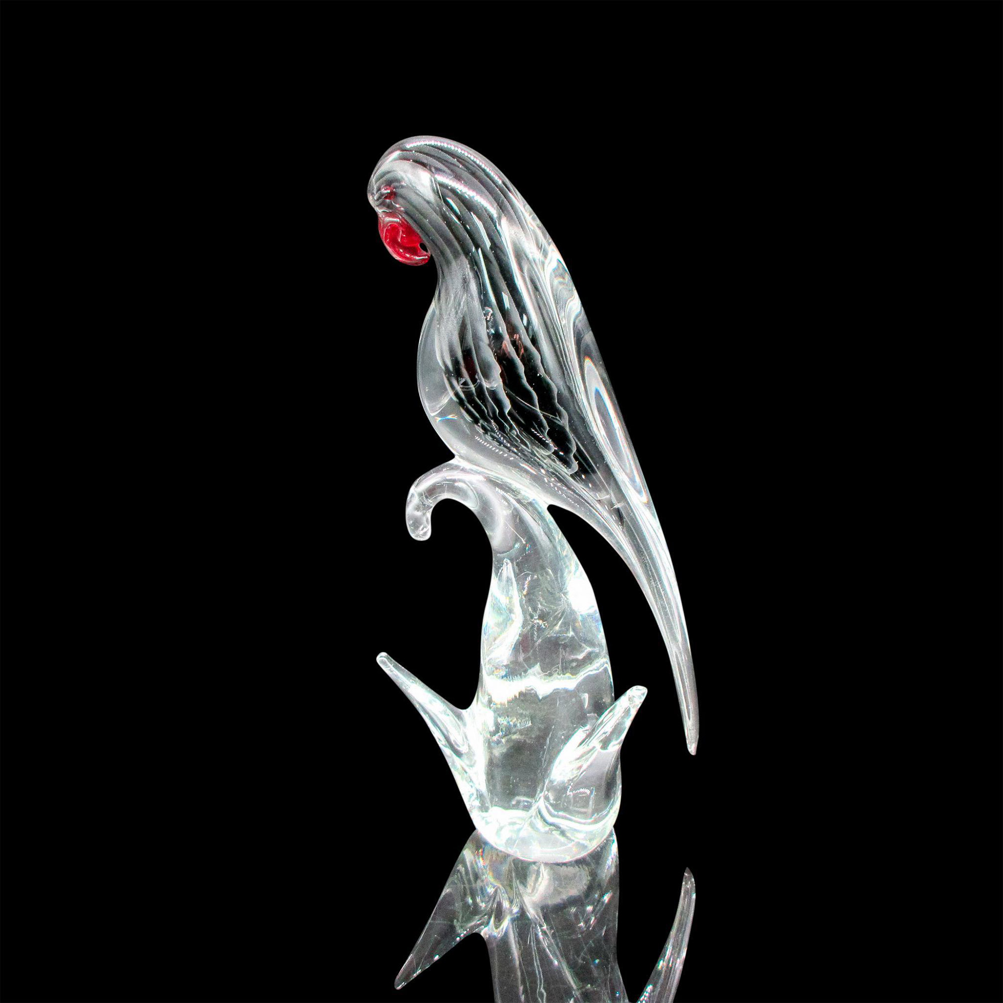 Murano Glass Bird Sculpture - Image 3 of 4