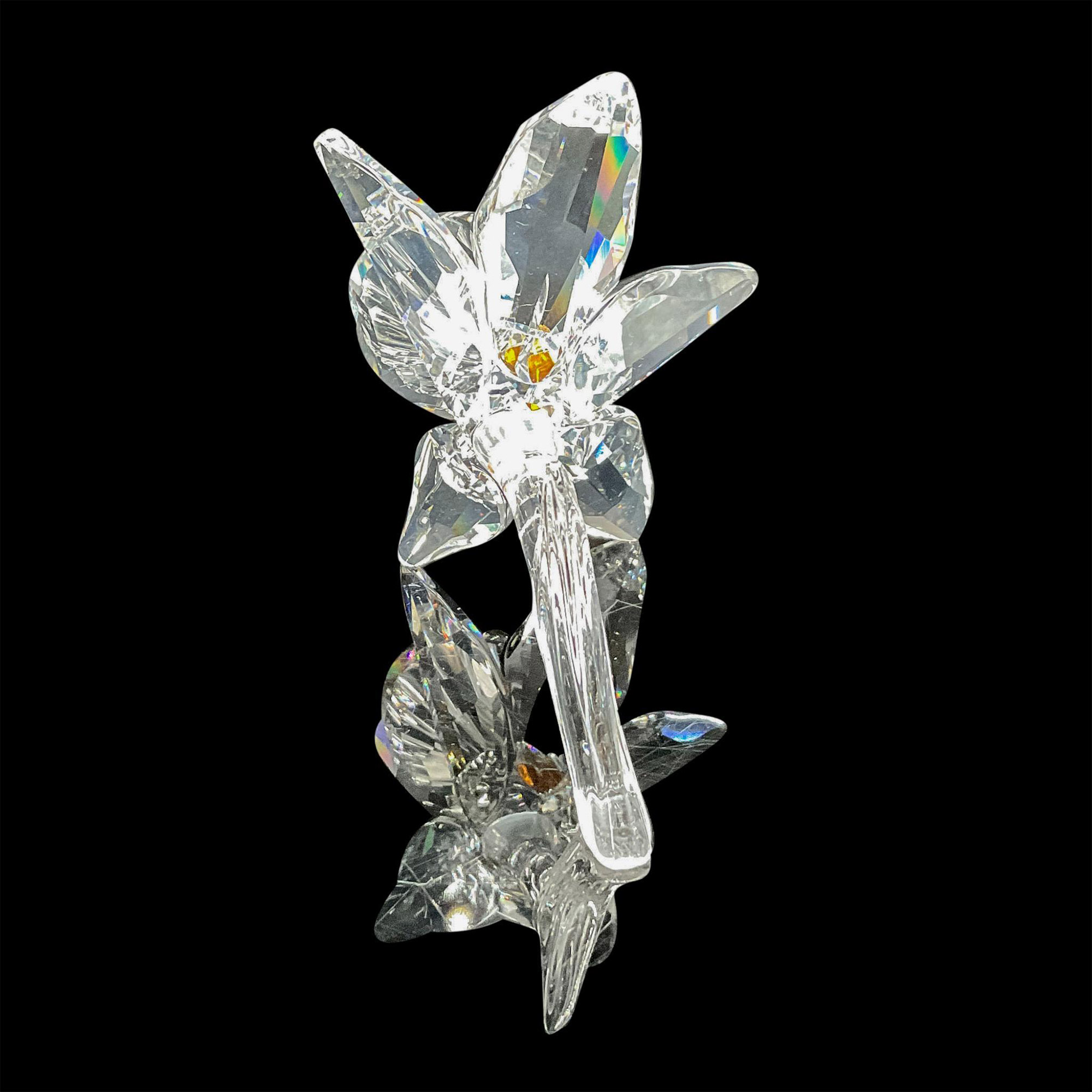 Swarovski Silver Crystal Figurine, The Yellow Orchid - Image 3 of 4