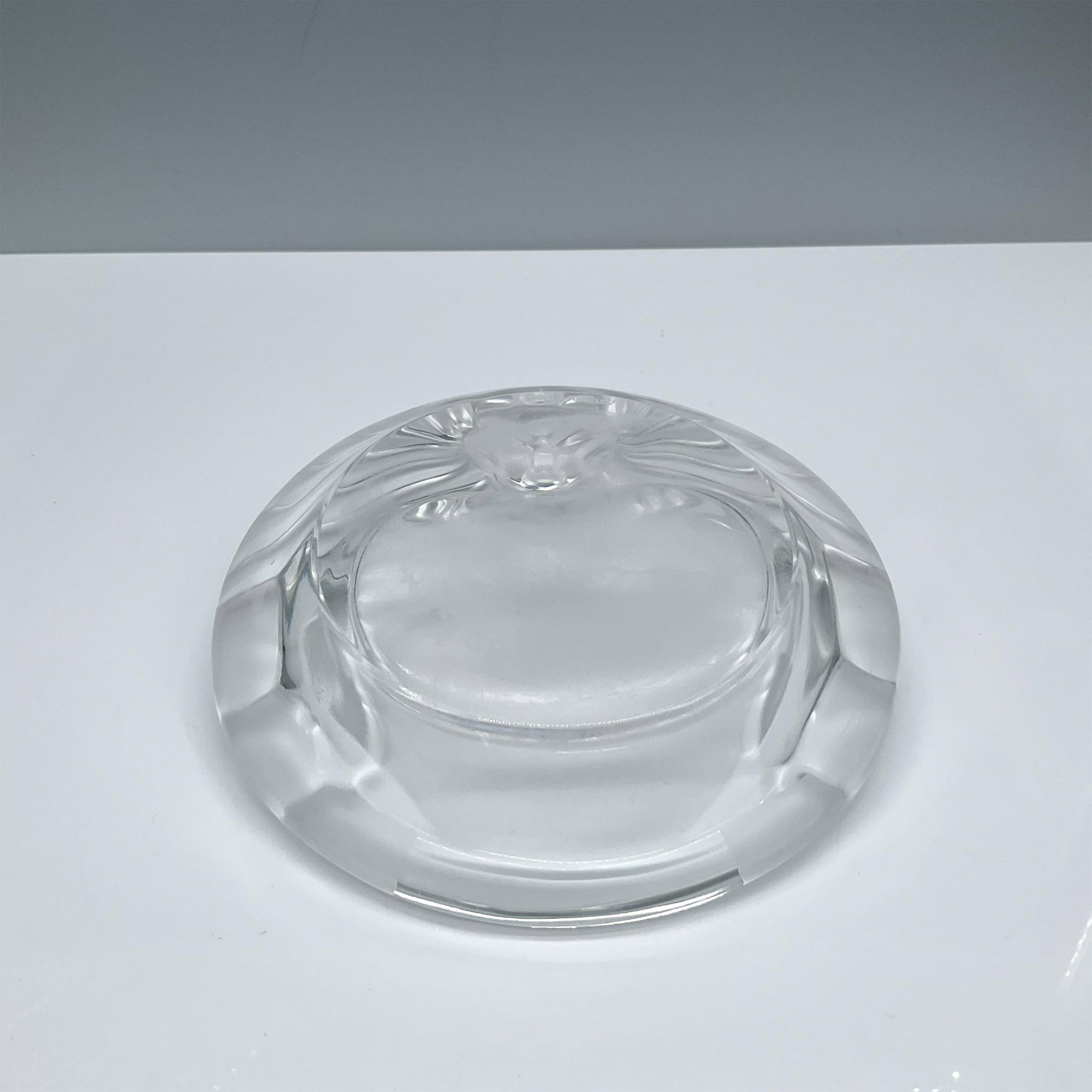 Lalique Crystal Ashtray, Tete De Lion - Image 3 of 4