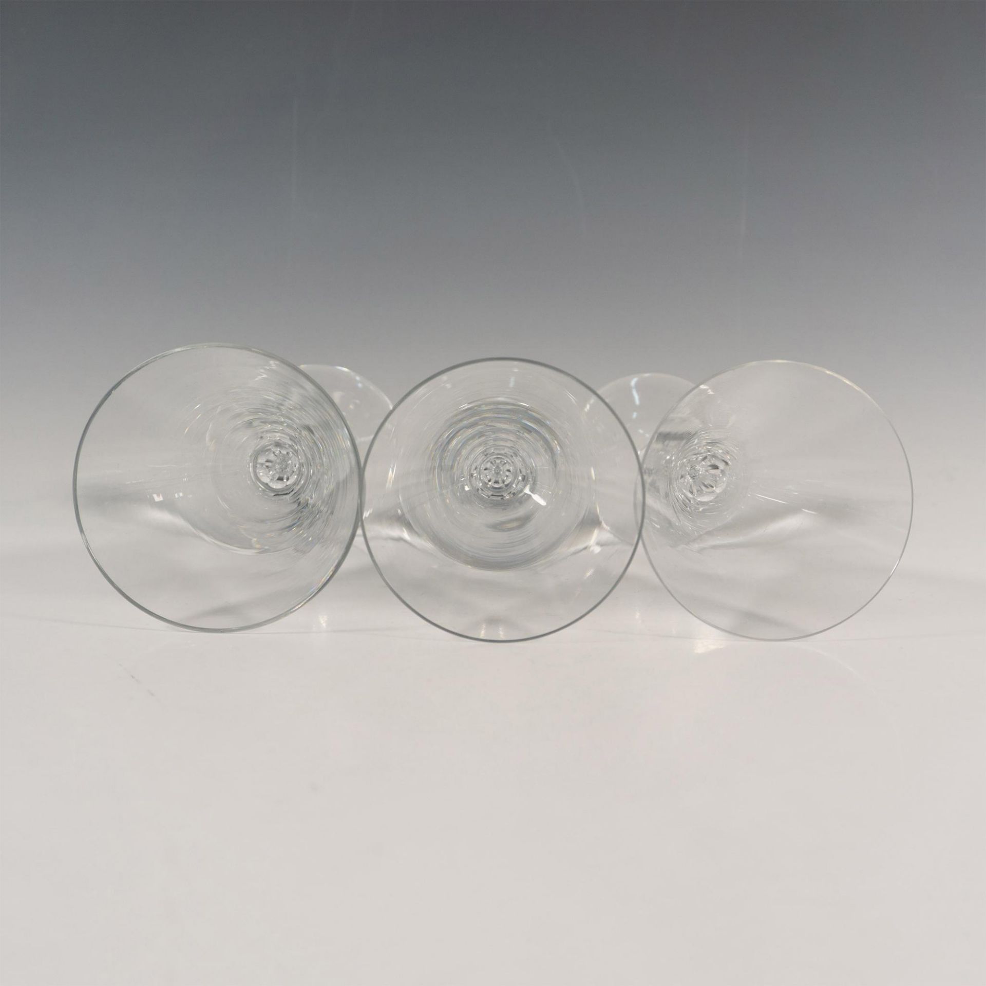 3pc Baccarat Wine Glasses - Image 2 of 3