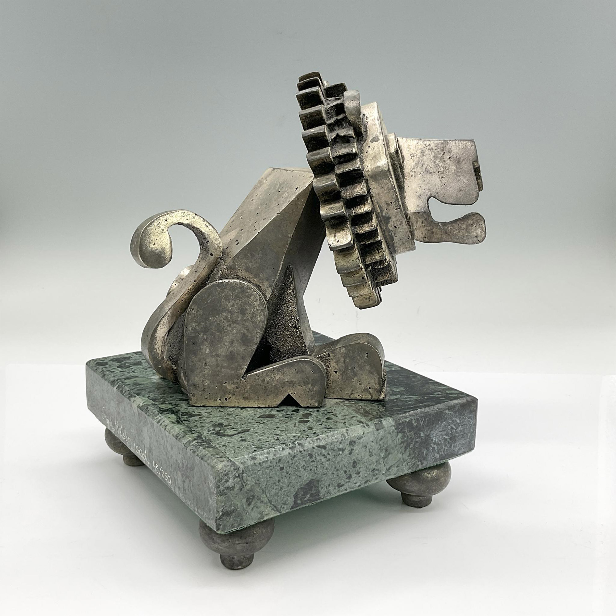 Frank Meisler (Israeli, 1925-2018) Bronze Sculpture, Lion - Image 2 of 4
