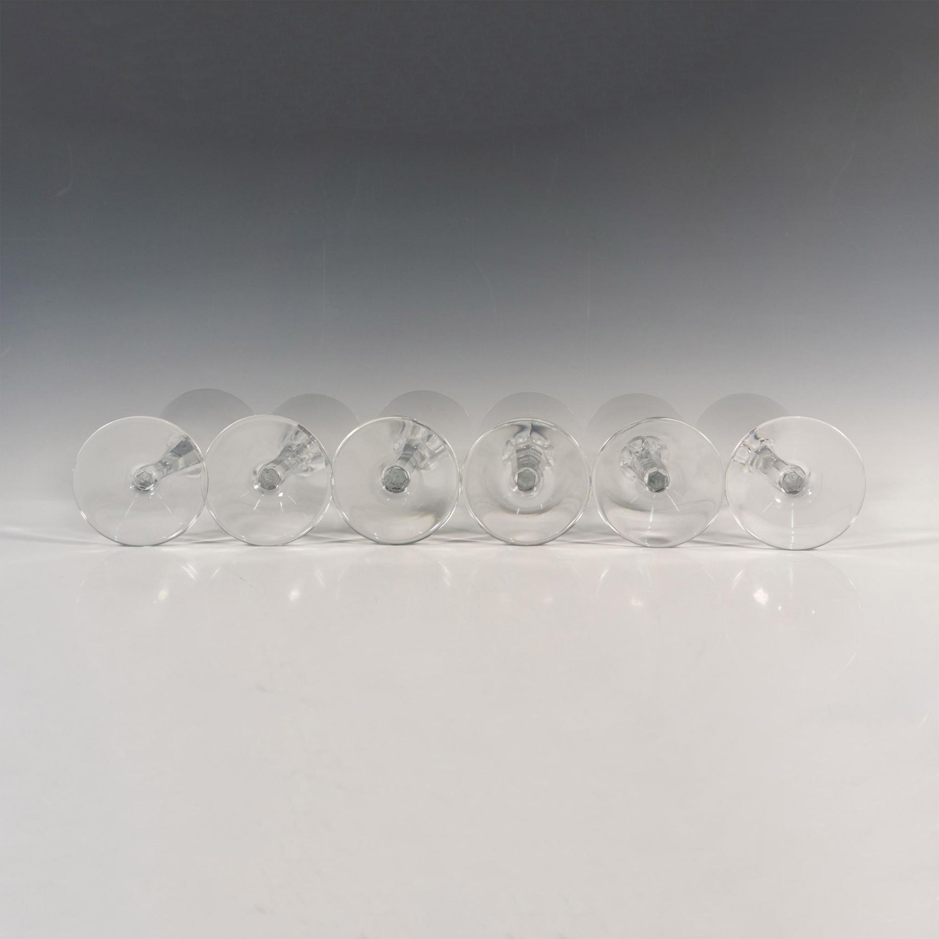 6pc Baccarat Wine Glasses - Image 2 of 3