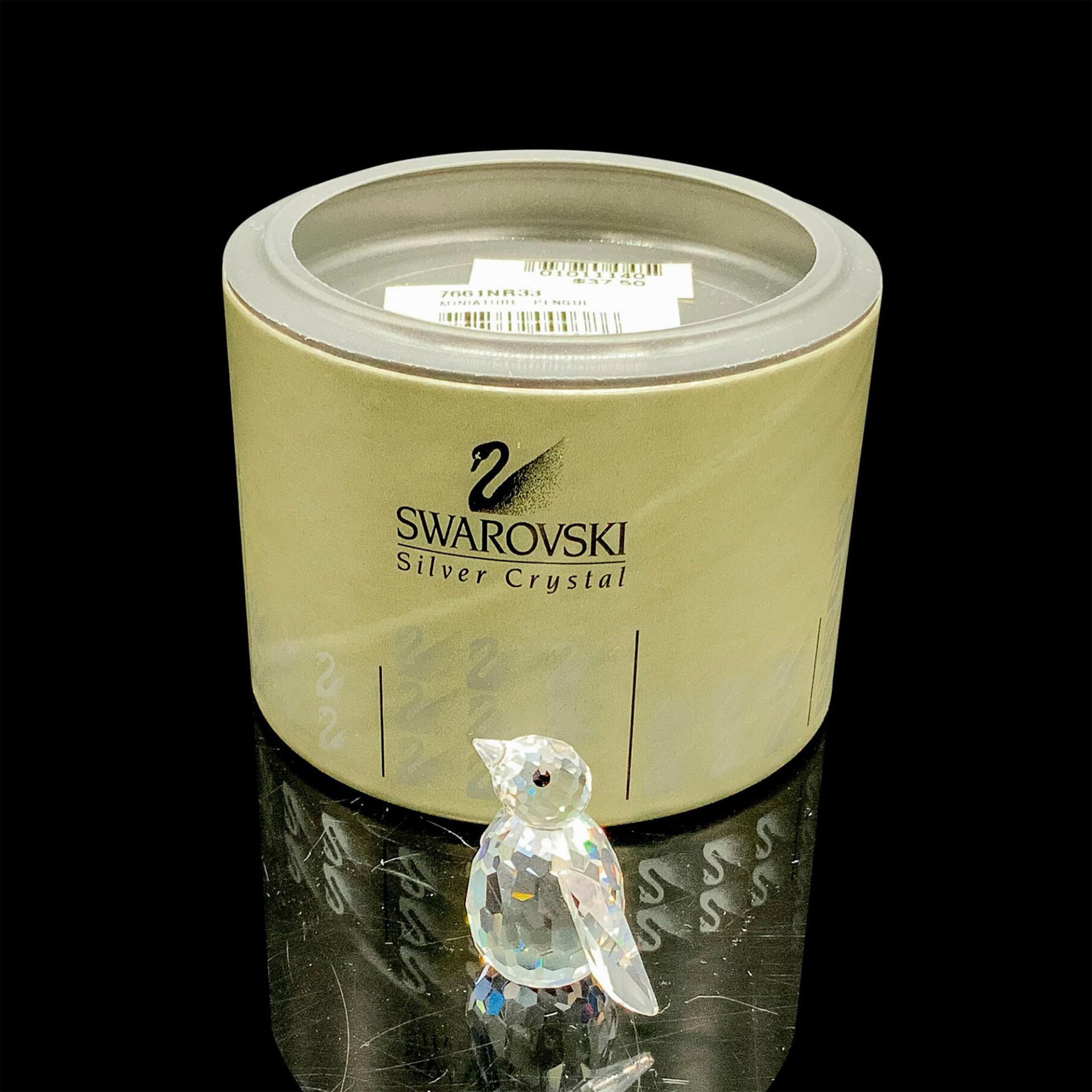 Swarovski Silver Crystal Figurine, Mini Penguin - Bild 3 aus 3
