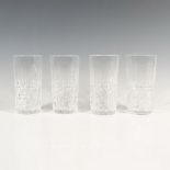 4pc Baccarat Crystal Drinking/Cocktail Glasses