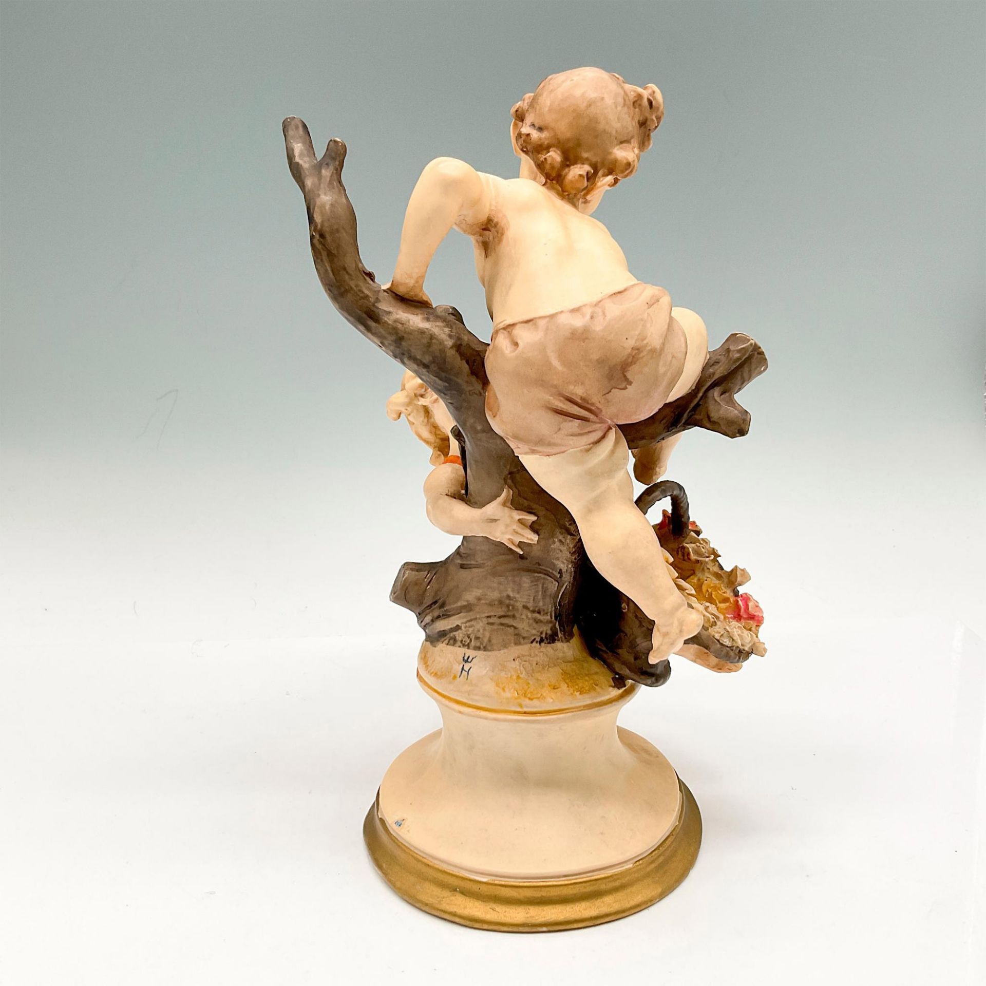 Vintage Capodimonte Style Children at Play Figurine - Bild 2 aus 3