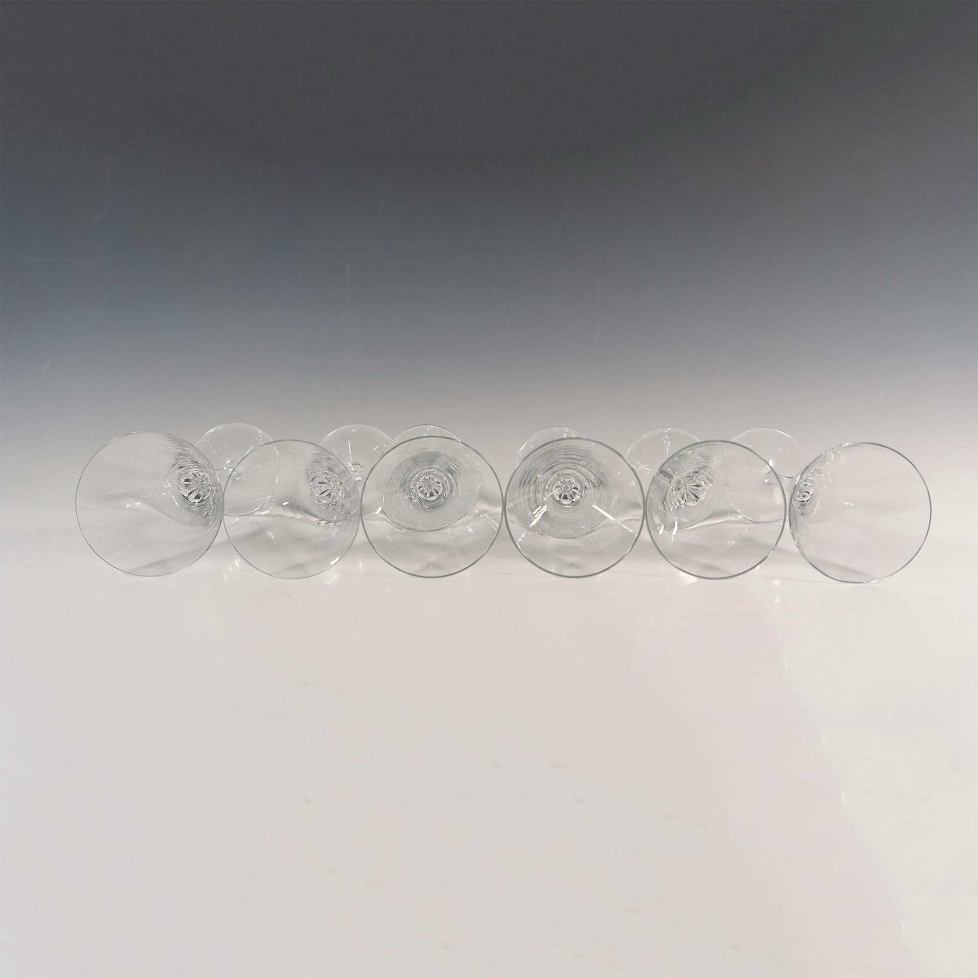 6pc Baccarat Wine Glasses - Image 3 of 3