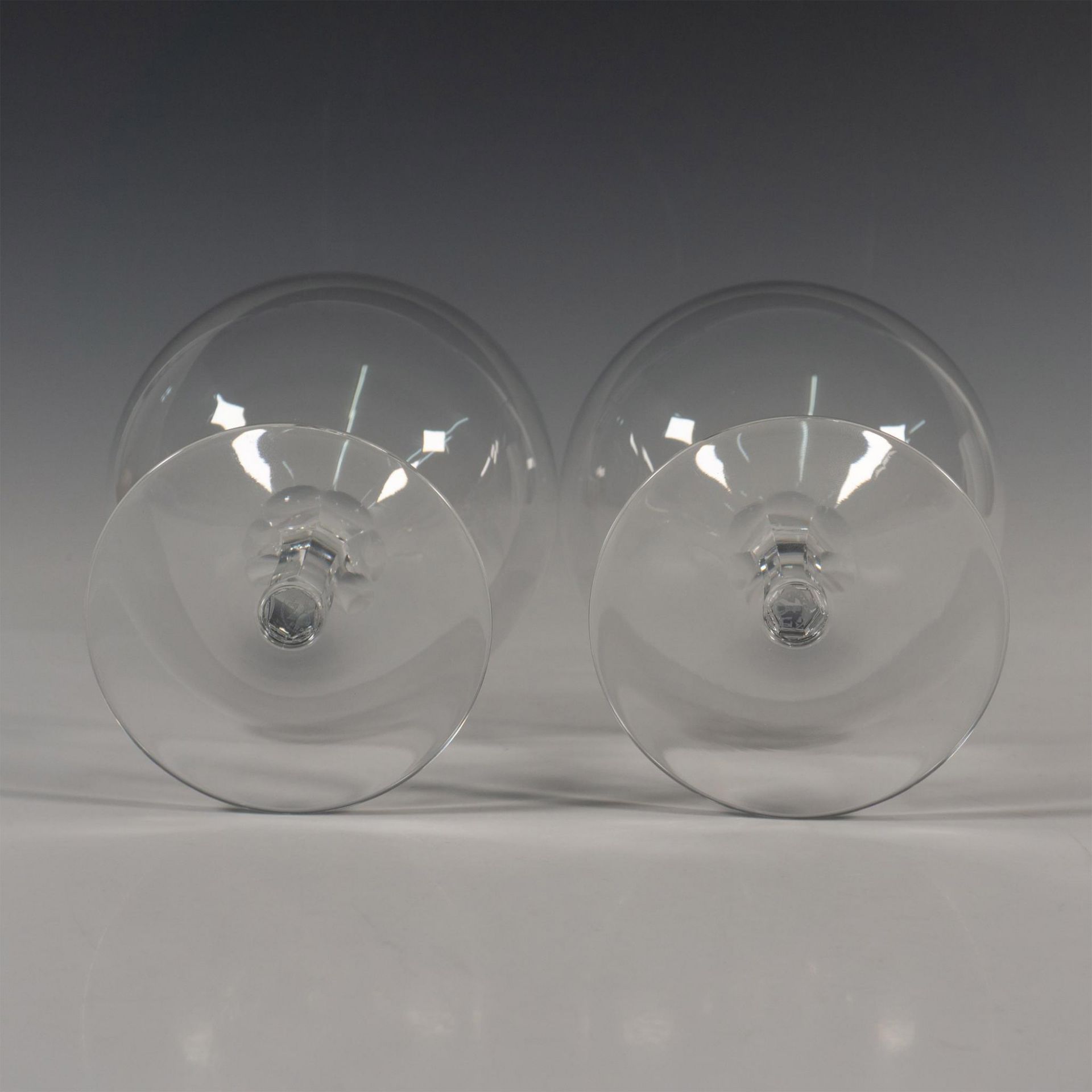 2pc Baccarat Wine Glasses - Image 2 of 2