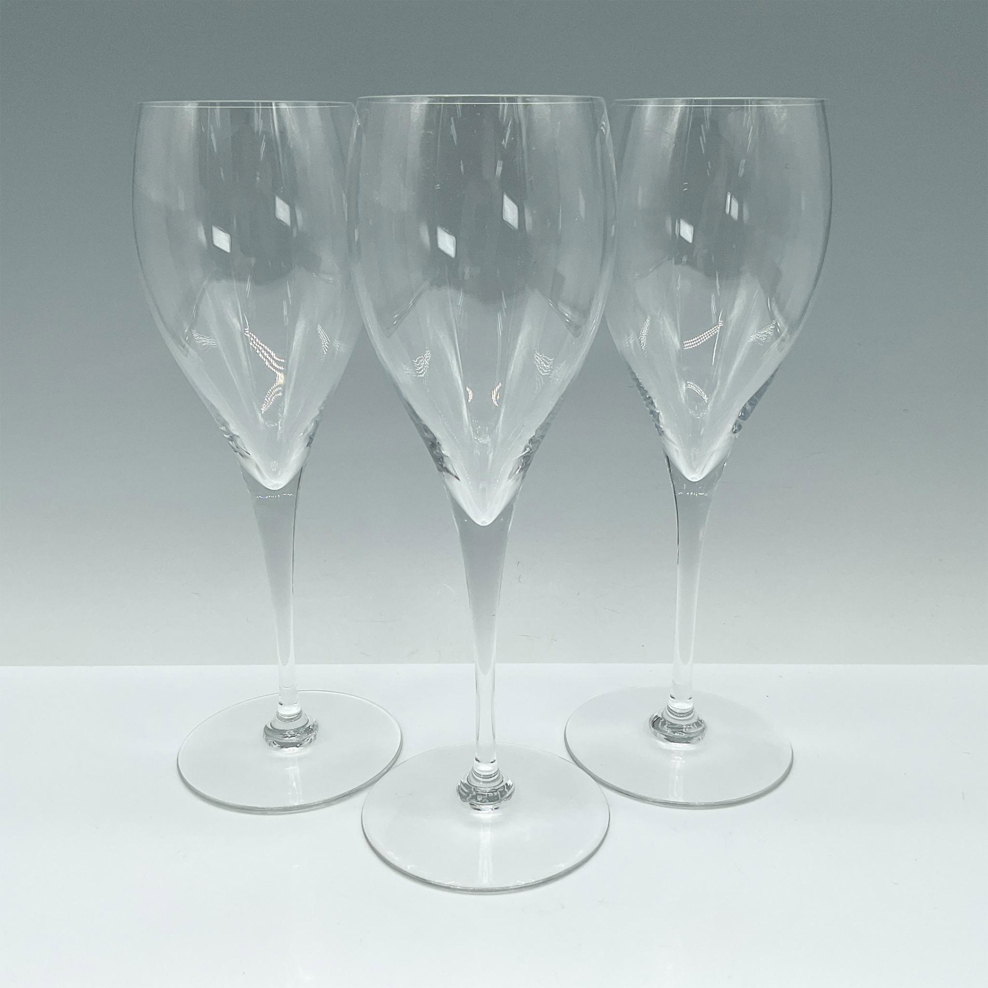 3pc Baccarat Sparkling Wine Glasses - Bild 2 aus 3