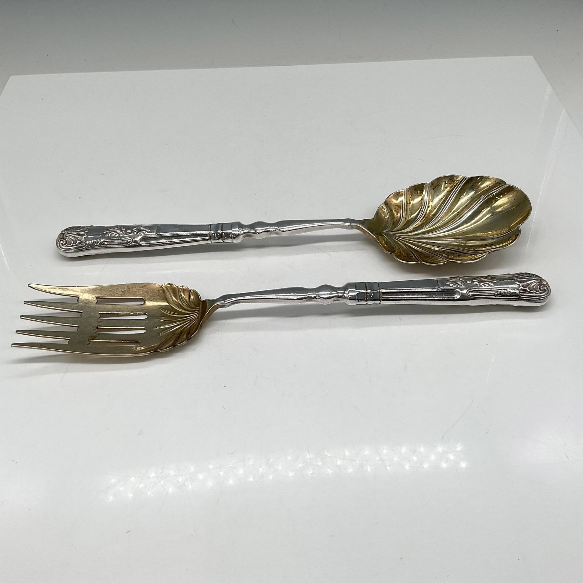 2pc Israel Freeman Ltd. Sterling Silver Utensils