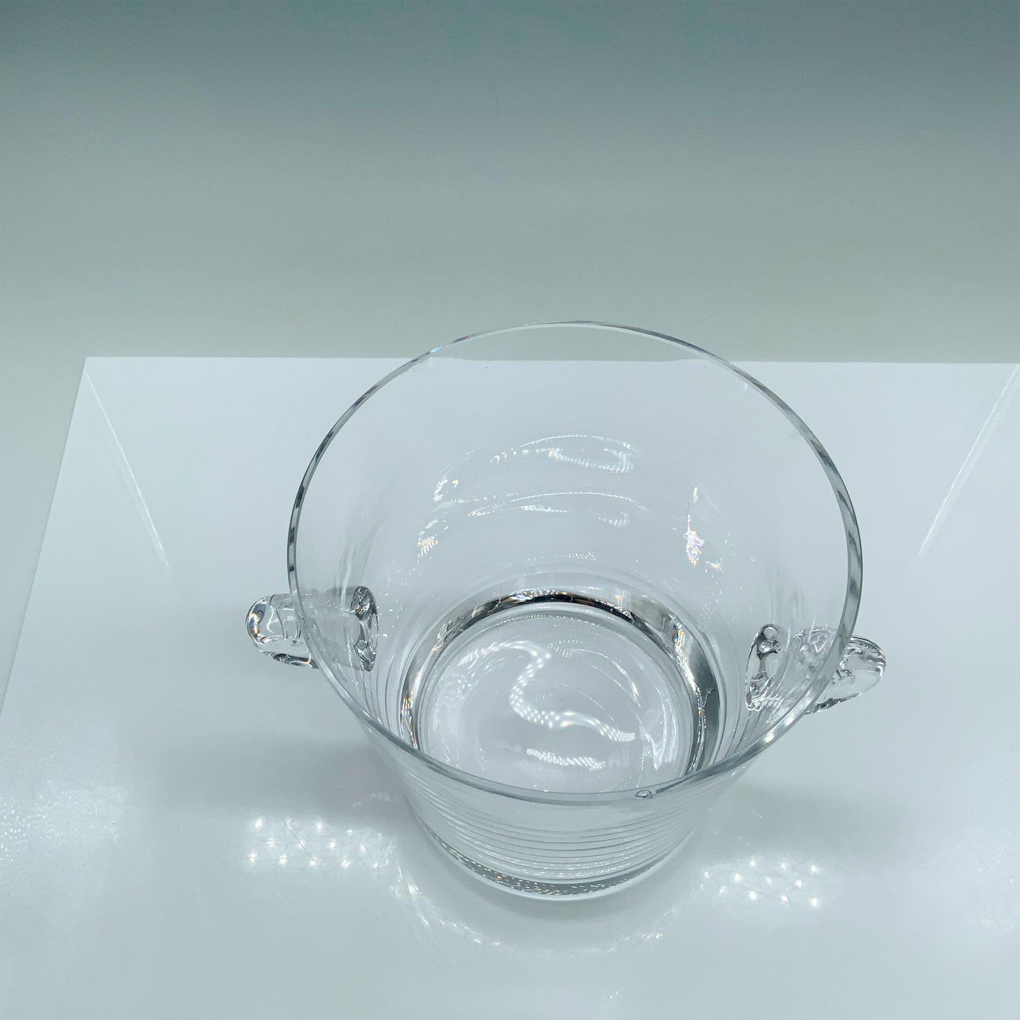 Vintage Tiffany & Co. Crystal Glass Ice Bucket - Image 4 of 4