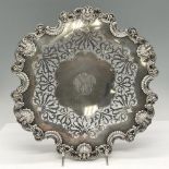 Sterling Silver Round Serving Tray