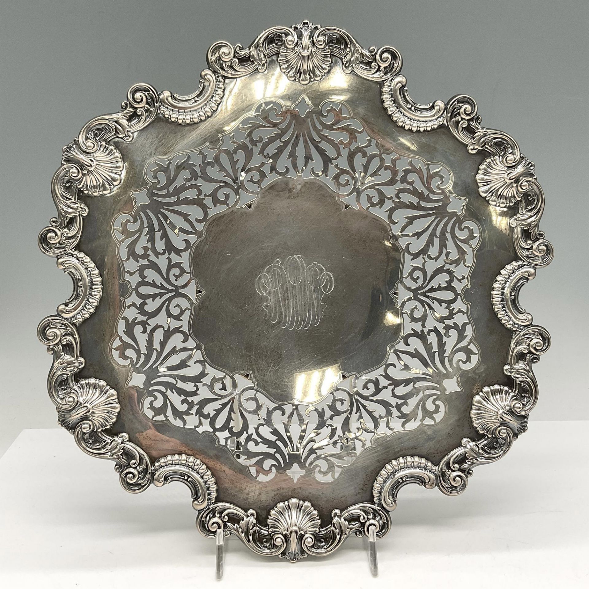 Sterling Silver Round Serving Tray