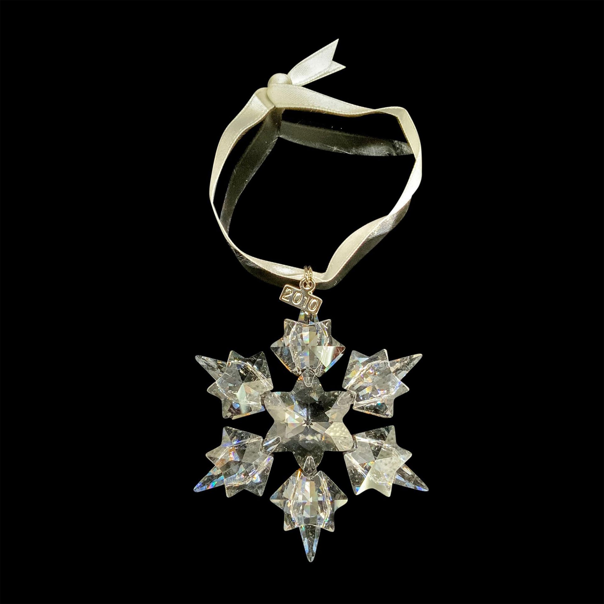 Swarovski Crystal 2010 Annual Snowflake Christmas Ornament - Image 2 of 3