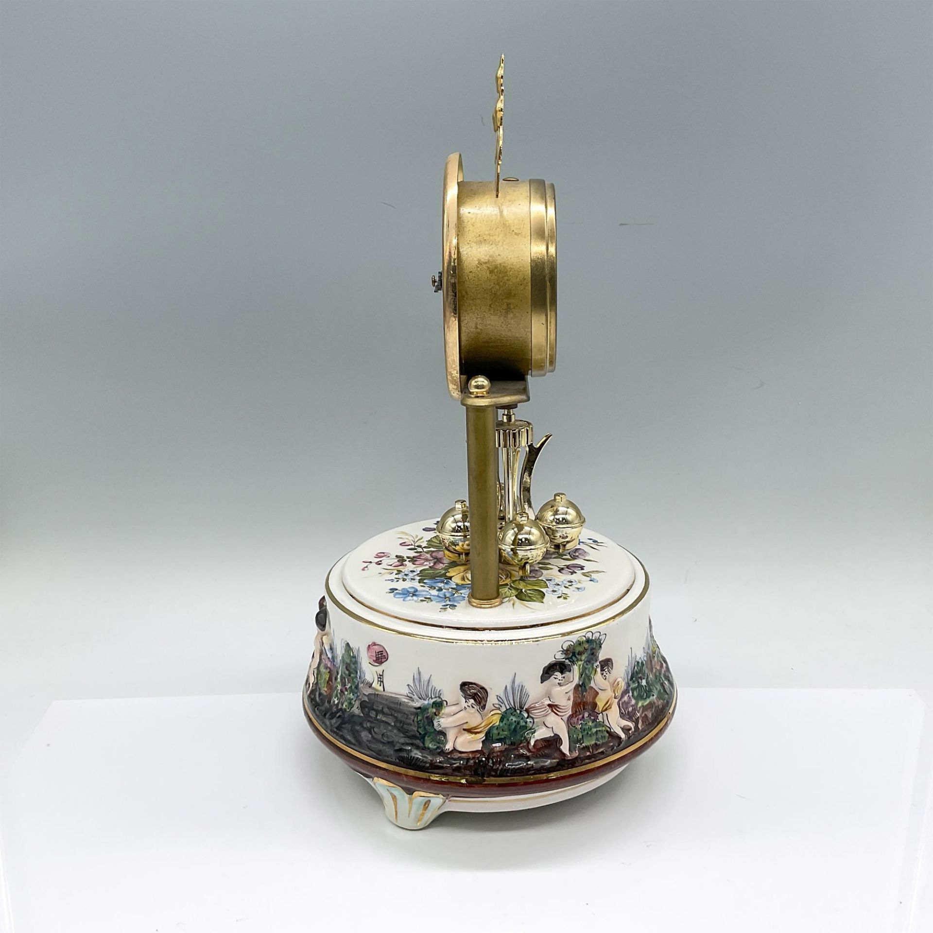 Vintage R Capodimonte Anniversary Table Clock - Image 4 of 7