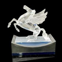 Swarovski Silver CS Figurine, The Pegasus 1998 + Base