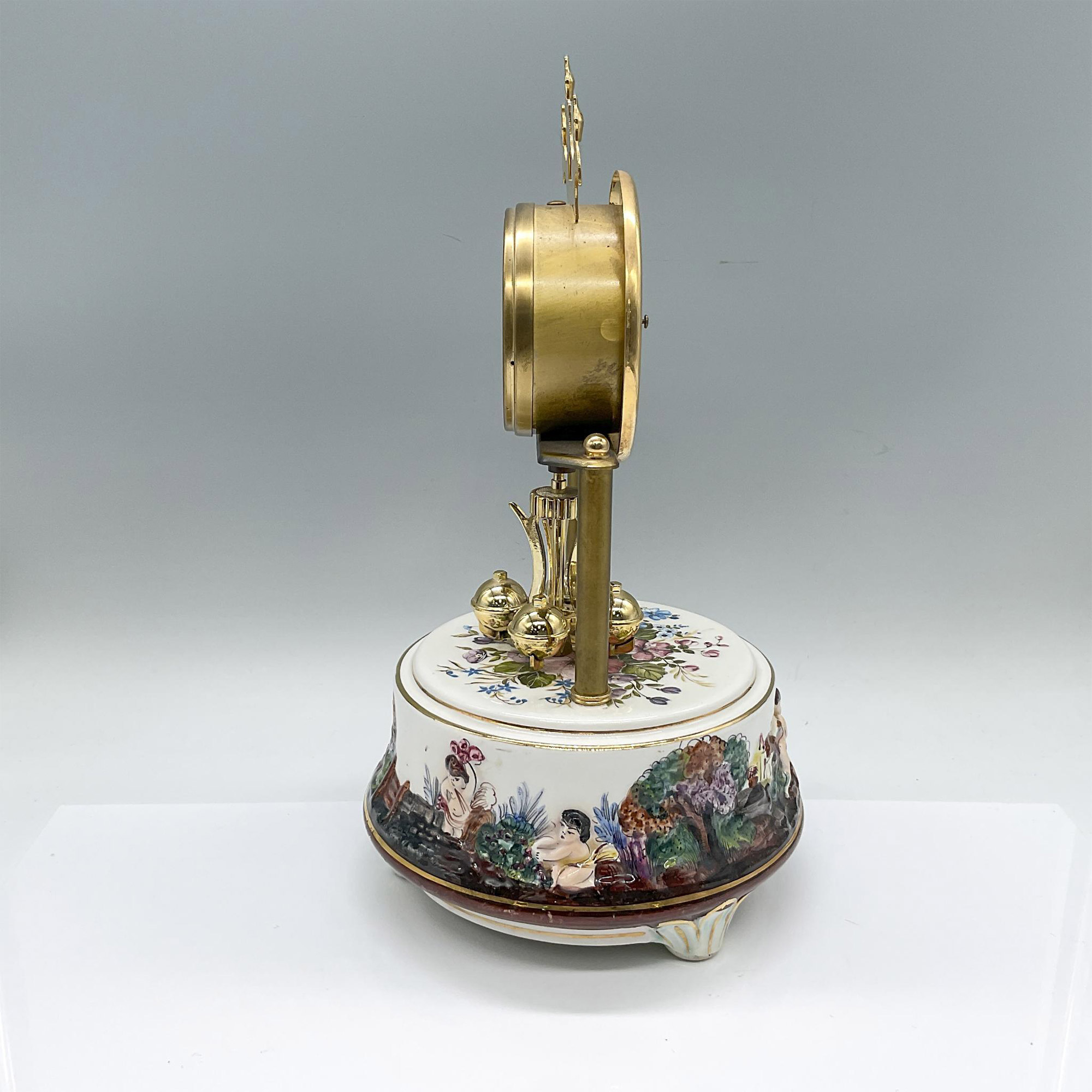 Vintage R Capodimonte Anniversary Table Clock - Image 5 of 7