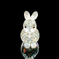 Swarovski Silver Crystal Figurine, Mini Rabbit Sitting 14849