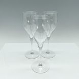 3pc Baccarat Sparkling Wine Glasses